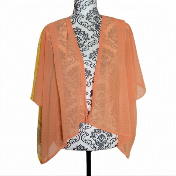 Sheer colorful handmade shawl​ - Picture 1 of 7